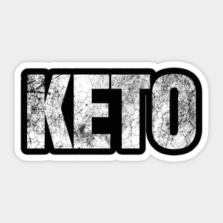 Grunge Style KETO Diet - Ketogenic Sticker